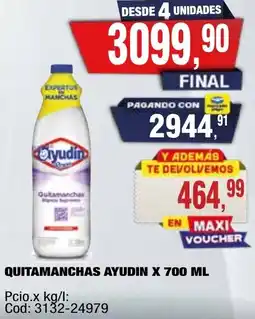 Maxiconsumo Ayudín quitamanchas oferta