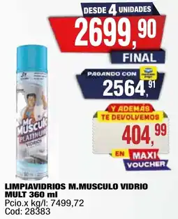 Maxiconsumo M.musculo limpiavidrios vidrio mult oferta