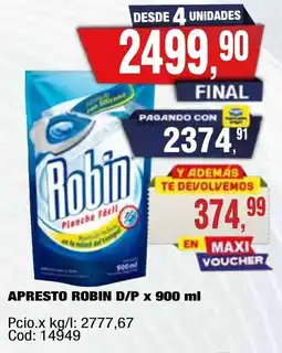 Maxiconsumo Robin apresto d/p oferta