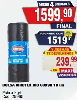 Maxiconsumo Virutex bolsa bio oferta