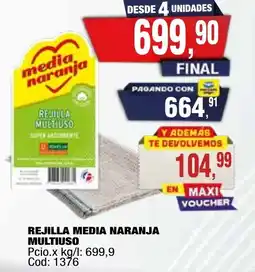 Maxiconsumo Media naranja rejilla multiuso oferta