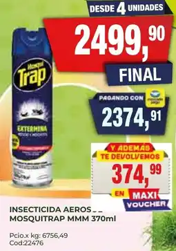 Maxiconsumo Mosquitrap insecticida aeros mmm oferta