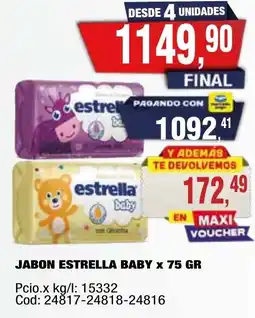 Maxiconsumo Estrella jabon baby oferta