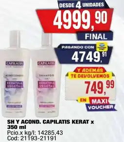 Maxiconsumo Capilatis kerat sh y acond. oferta