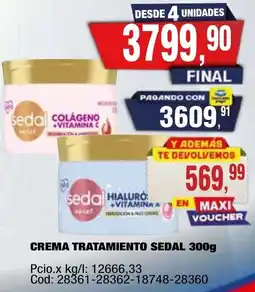 Maxiconsumo Sedal crema tratamiento oferta
