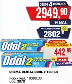 Maxiconsumo Odol crema dental oferta