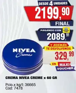 Maxiconsumo Nivea crema creme oferta