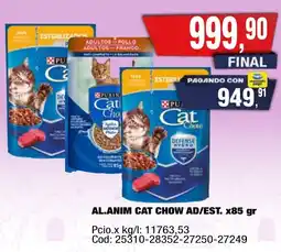 Maxiconsumo Purina cat chow al.anim ad/est. oferta