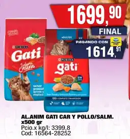 Maxiconsumo Purina gati al.anim car y pollo/salm. oferta