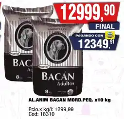 Maxiconsumo Bacan al.anim mord.peq. oferta