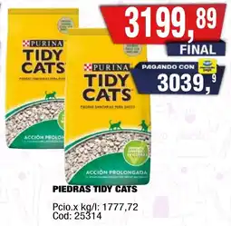 Maxiconsumo Purina tidy cats piedras oferta