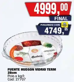 Maxiconsumo Fuente hudson vidrio term oferta