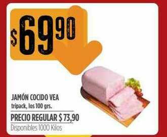 Supermercados Vea Jamón Cocido Vea oferta
