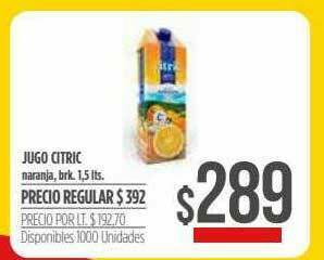 Supermercados Vea Jugo Citric oferta