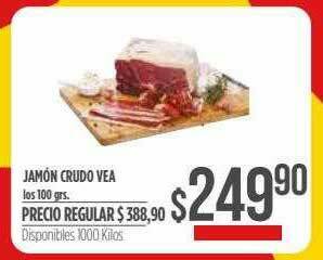 Supermercados Vea Jamón Crudo Vea oferta
