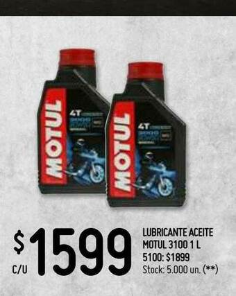 Lubricante Aceite Motul 3100 1 L