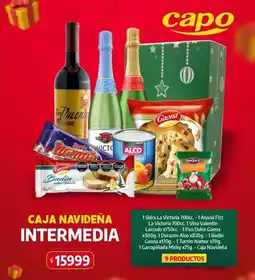 Autoservicio Capo Caja navideña intermedia oferta