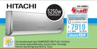 Hitachi Aire Aconditionado Split HSAM5250 Neo Plus