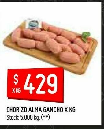 Changomas Chorizo alma gancho x kg oferta