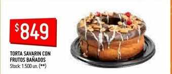 Changomas Torta savarin con frutos bañados oferta