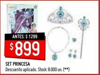 Changomas Set princesa oferta