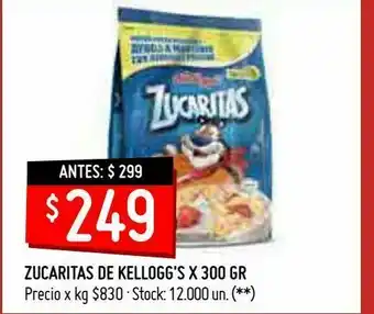 Walmart Zucaritas de kellogg's x 300 gr oferta