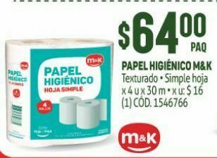 Makro Papel higiénico m&k oferta
