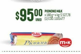 Makro Pionono m&k 180g oferta