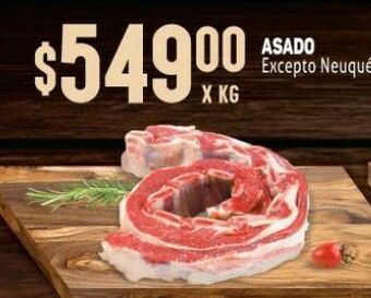 Makro Asado x kg oferta