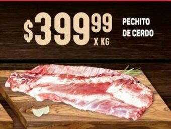 Makro Pechito de cerdo x kg oferta