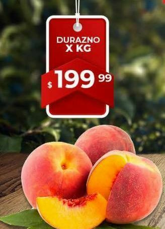 Makro Durazno x kg oferta