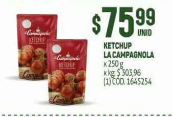 Makro Ketchup la campagnola 250g oferta