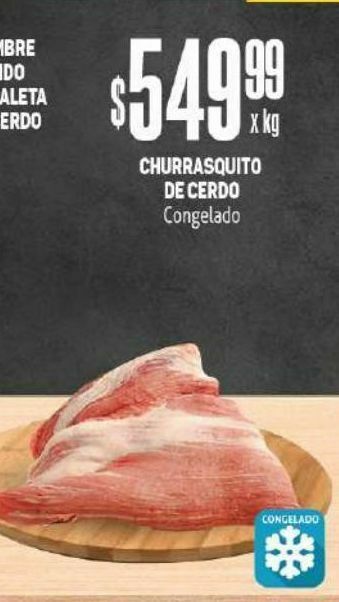 Makro Churrasquito de cerdo kg oferta