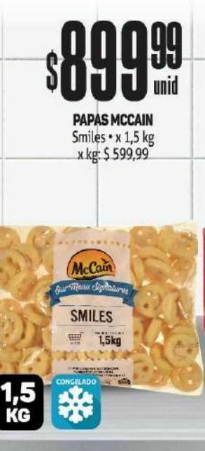 Makro Papas mc cain 1.5kg oferta