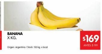 Disco Banana x kg oferta