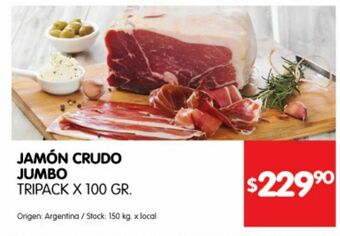 Disco Jamón crudo jumbo oferta