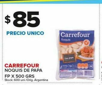 Carrefour Maxi Ñoquis oferta