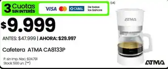 ATMA cafetera