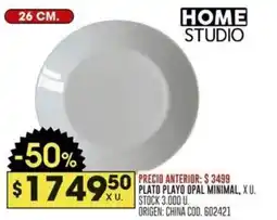 Coto Home Studio plato playo opal minimal oferta