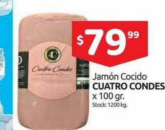 Cordiez Jamón Cocido Cuatro Condes oferta