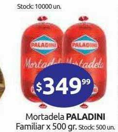 Cordiez Mortadela Paladini Familiar oferta