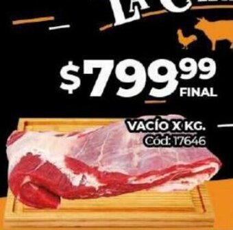 Diarco Vacio x kg oferta