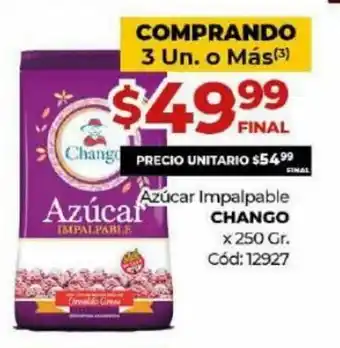 Diarco Chango Azúcar Impalpable x 250gr oferta