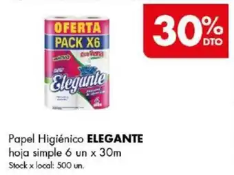 Elegante papel higienico