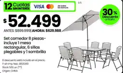 Changomas Set comedor oferta