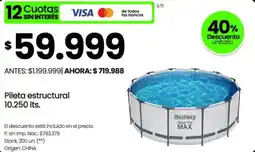 Changomas Pileta estructural oferta