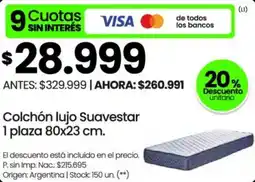Changomas Colchón lujo Suavestar oferta