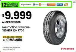 Changomas Neumático Firestone 185 65R 15H F700 oferta