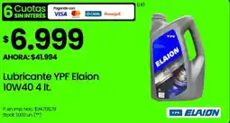 Changomas Lubricante YPF Elaion 10W40 oferta
