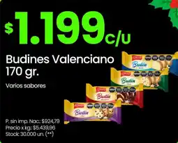 Changomas Budines Valenciano oferta